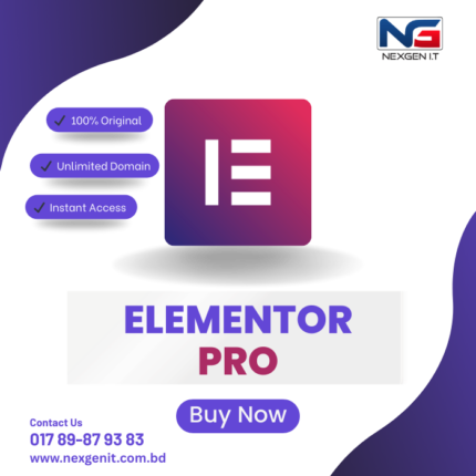 Elementor Pro v3.x – Advanced Page Builder Plugin for WordPress